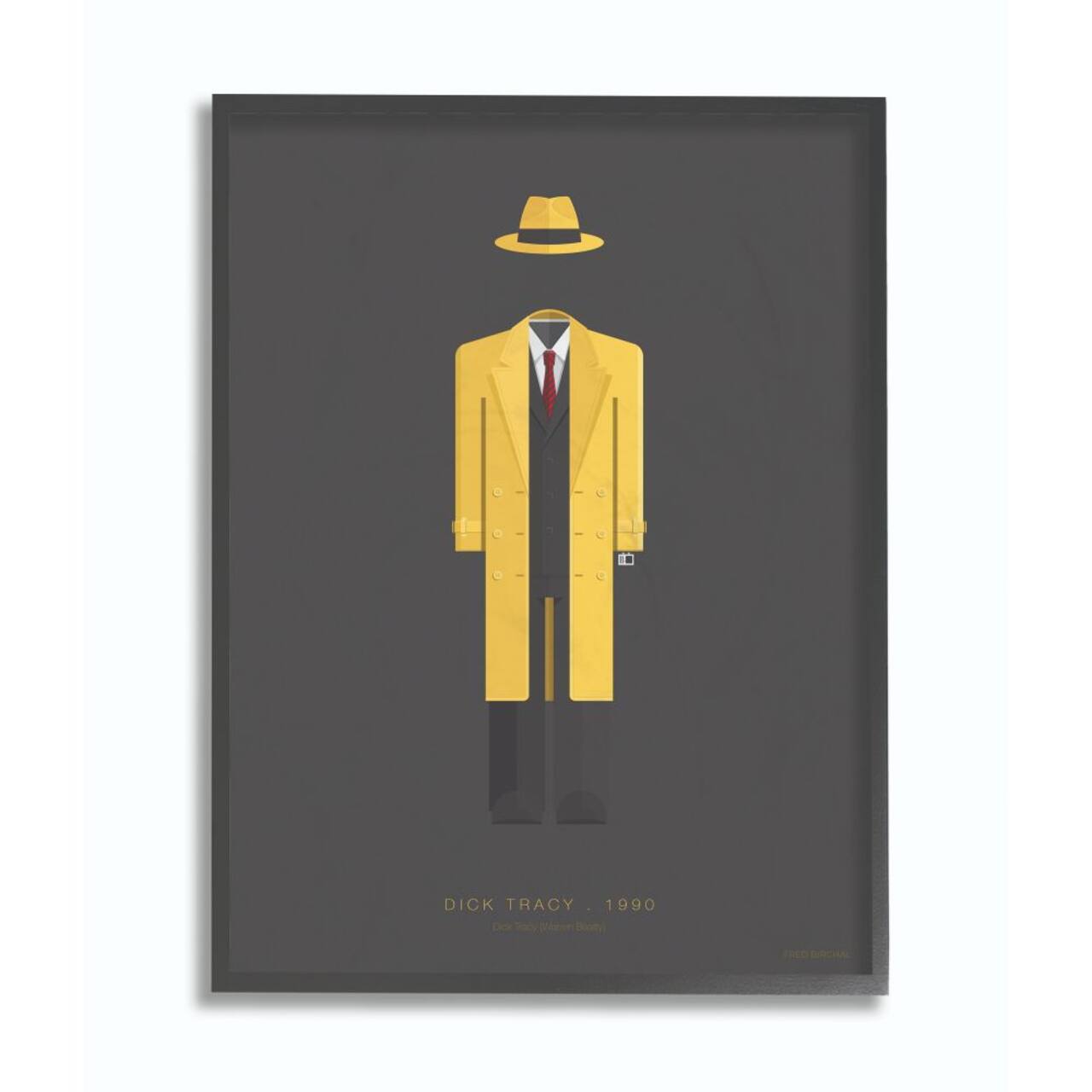 Stupell Industries Dick Tracy Wall Art in Black Frame